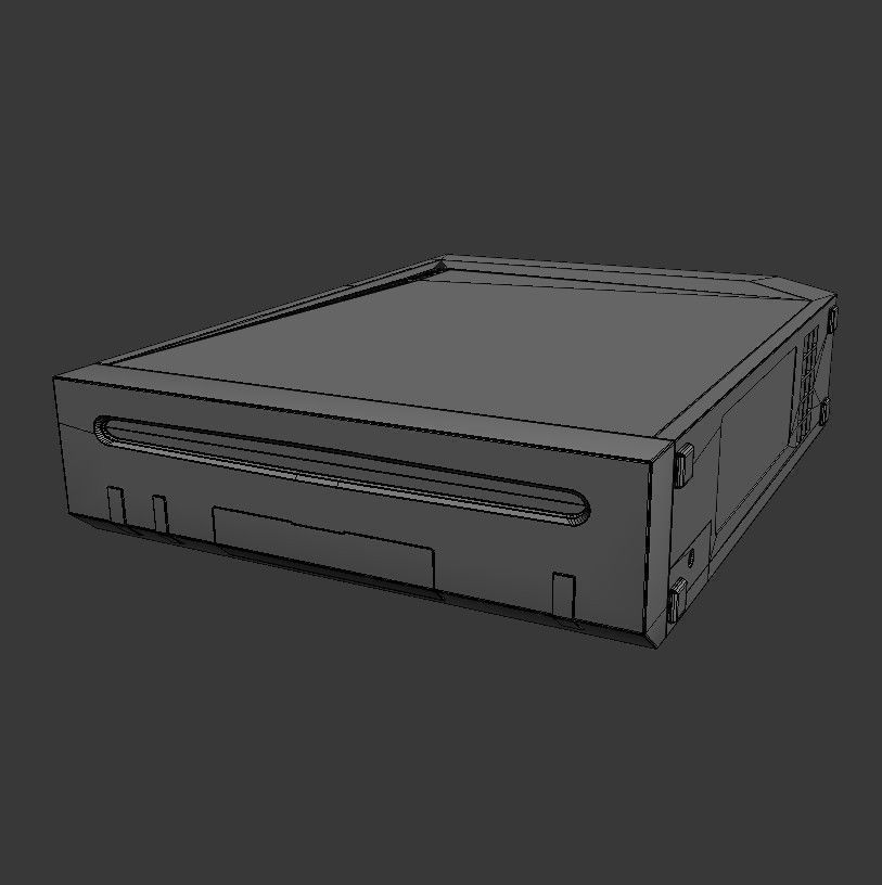 Nintendo Wii 3D model_8