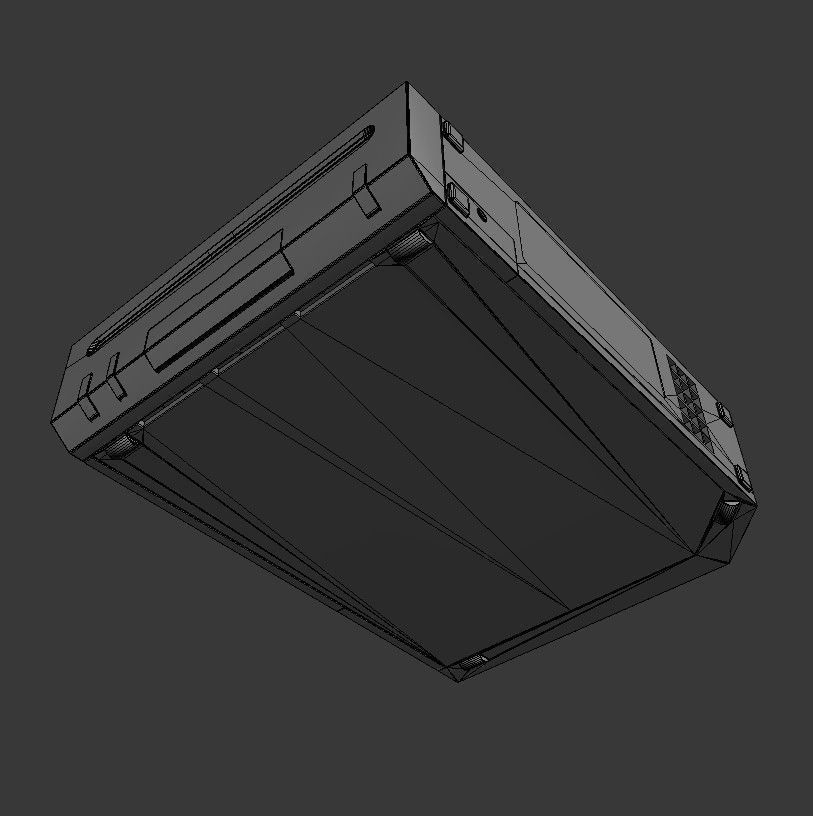 Nintendo Wii 3D model_7