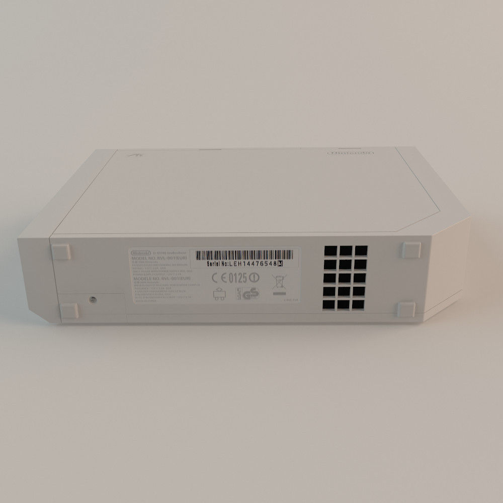 Nintendo Wii 3D model_2