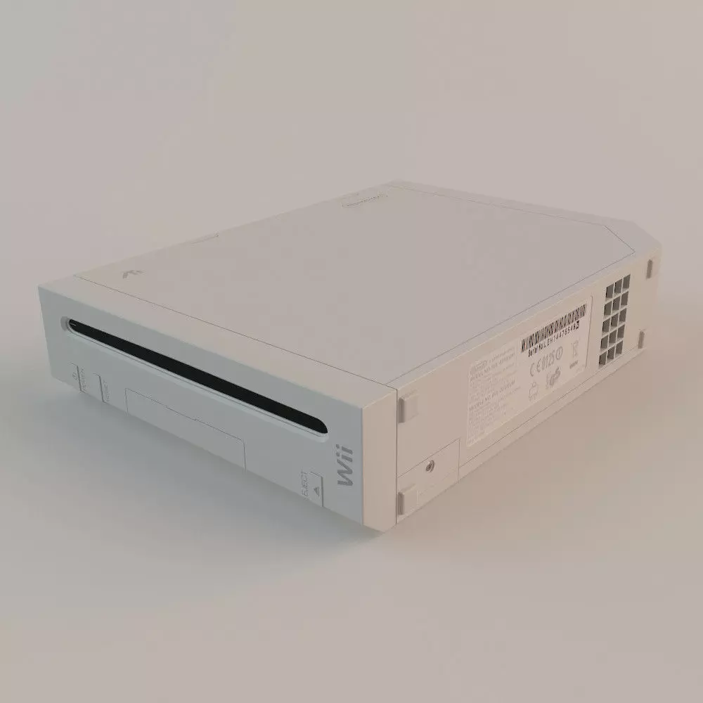 Nintendo Wii 3D model_0