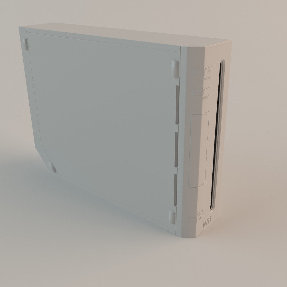 Nintendo Wii 3D model_1