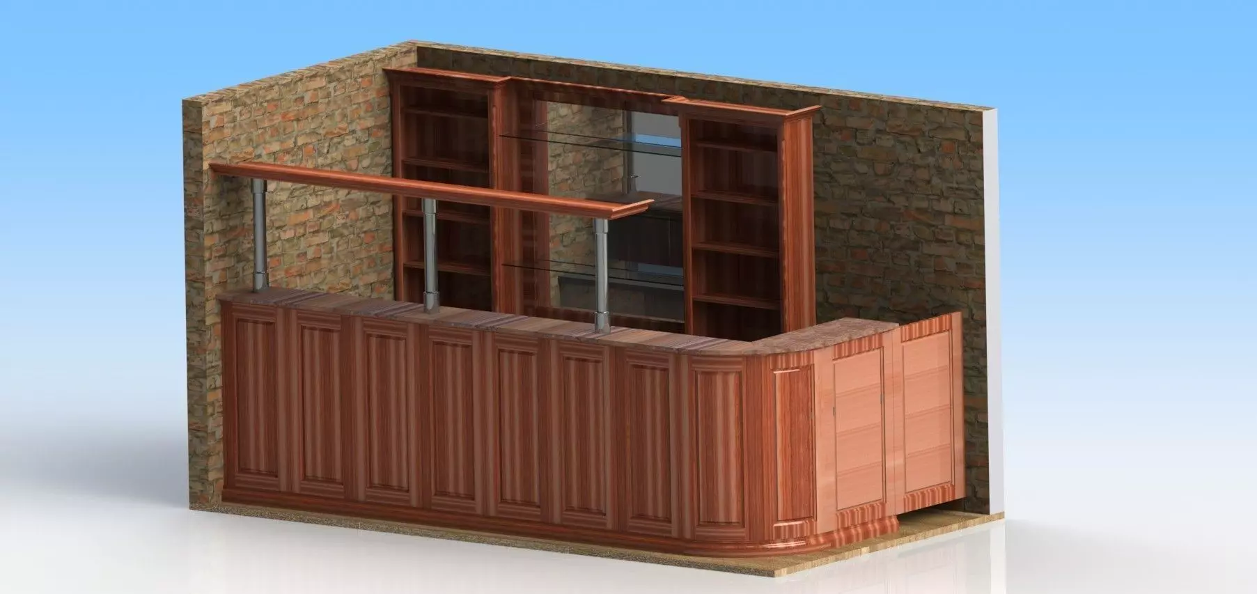 bar furniture Free 3D model