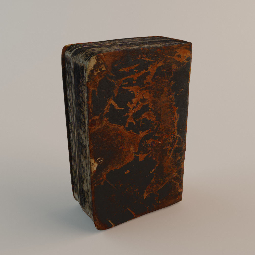 Old Book Bible 3D model_1