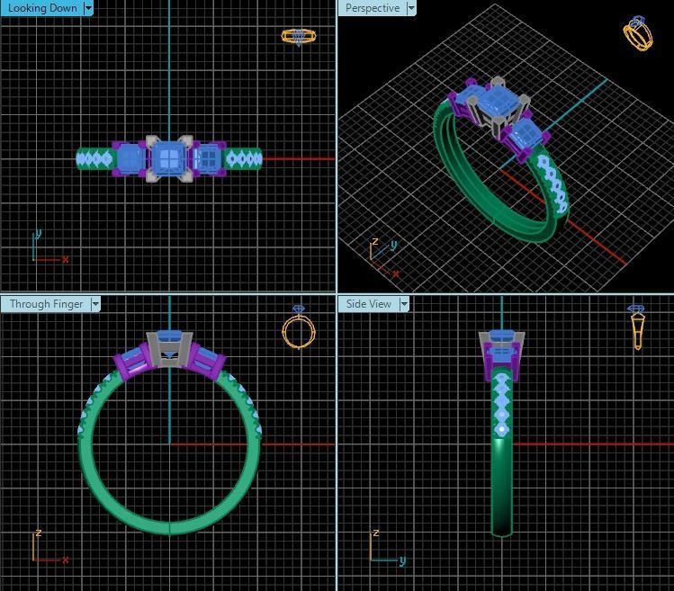 Ring T00942 3D print model_2