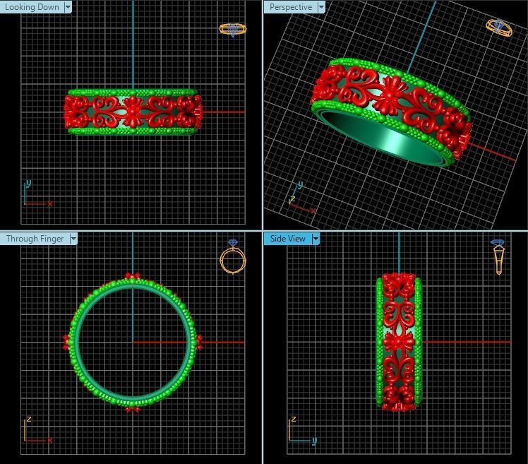 Ring T00949 3D print model_2