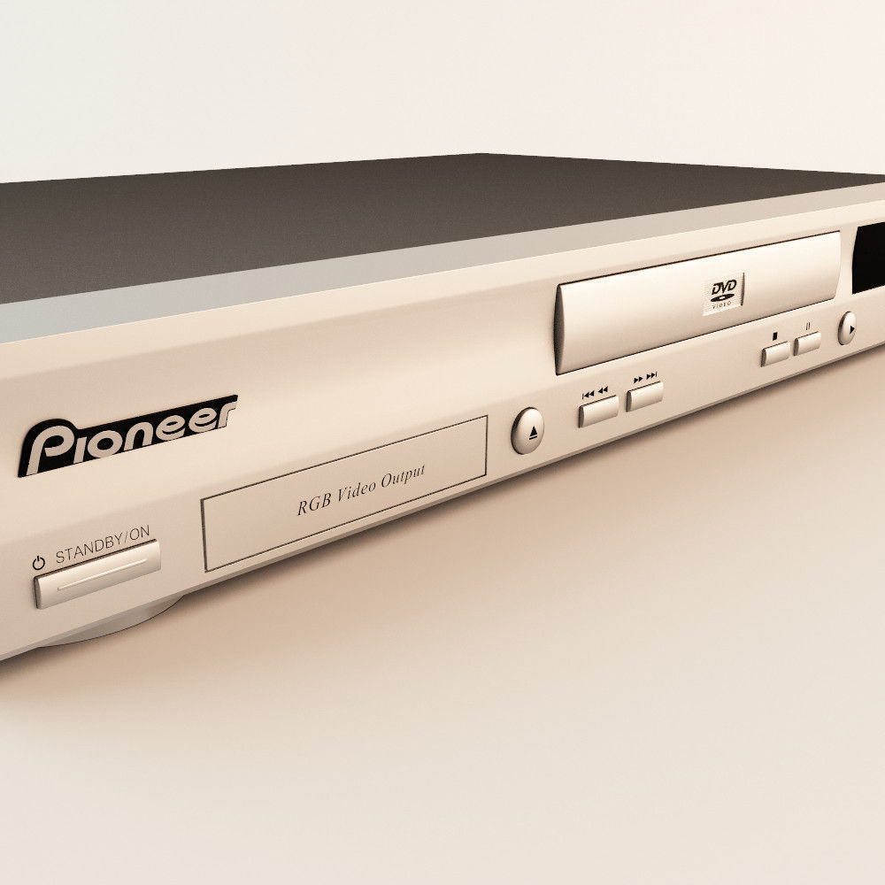 Pioneer DVD Player 3D model_5