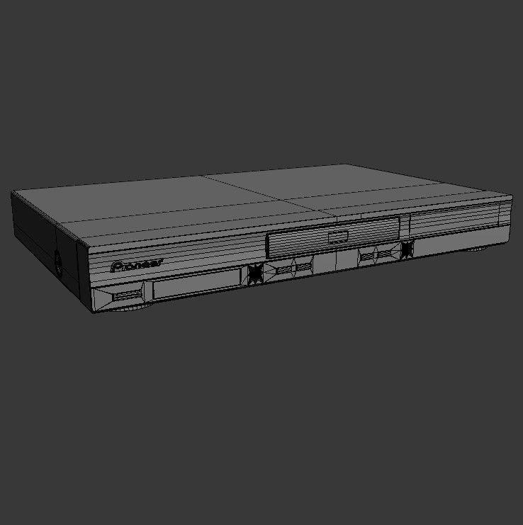 Pioneer DVD Player 3D model_7