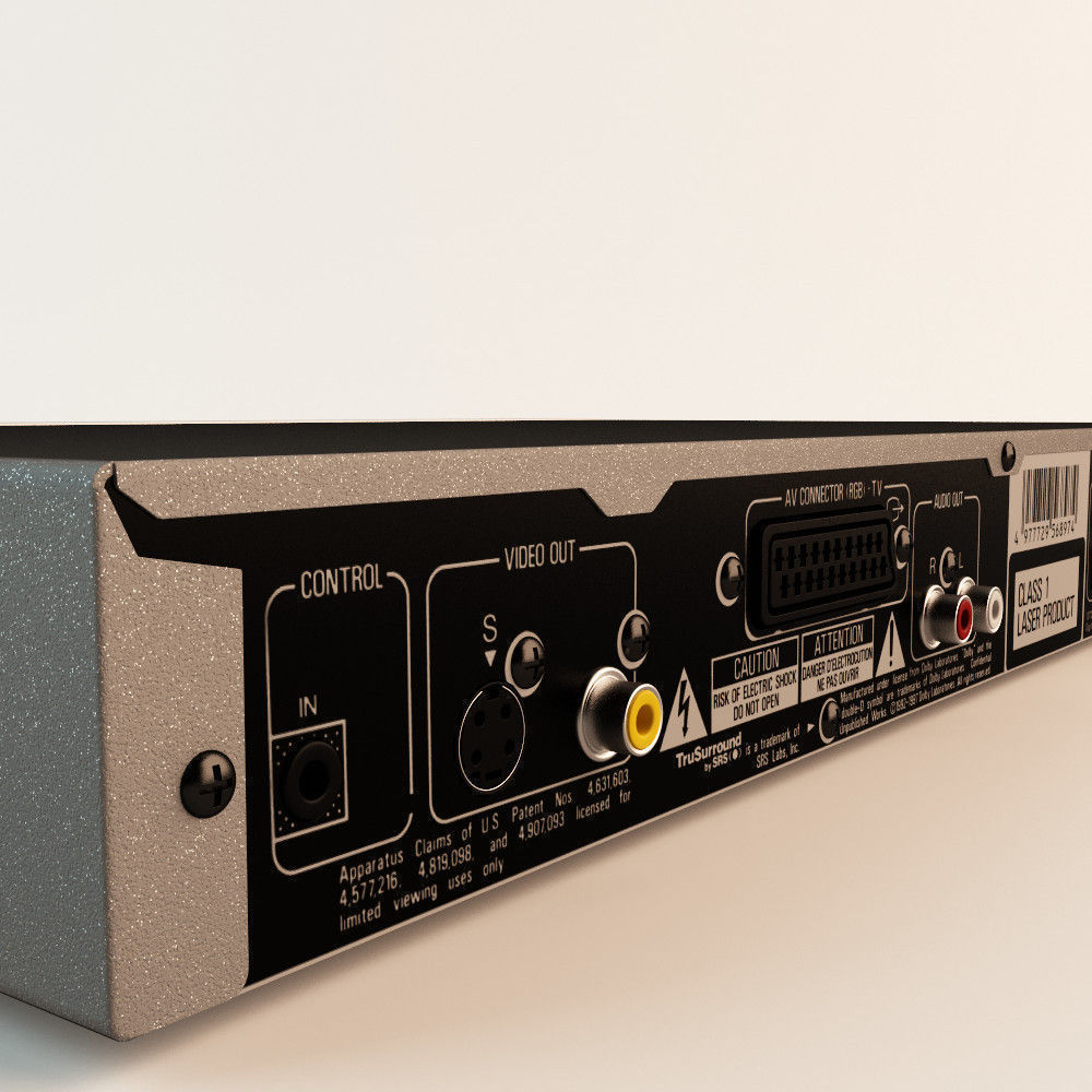 Pioneer DVD Player 3D model_3