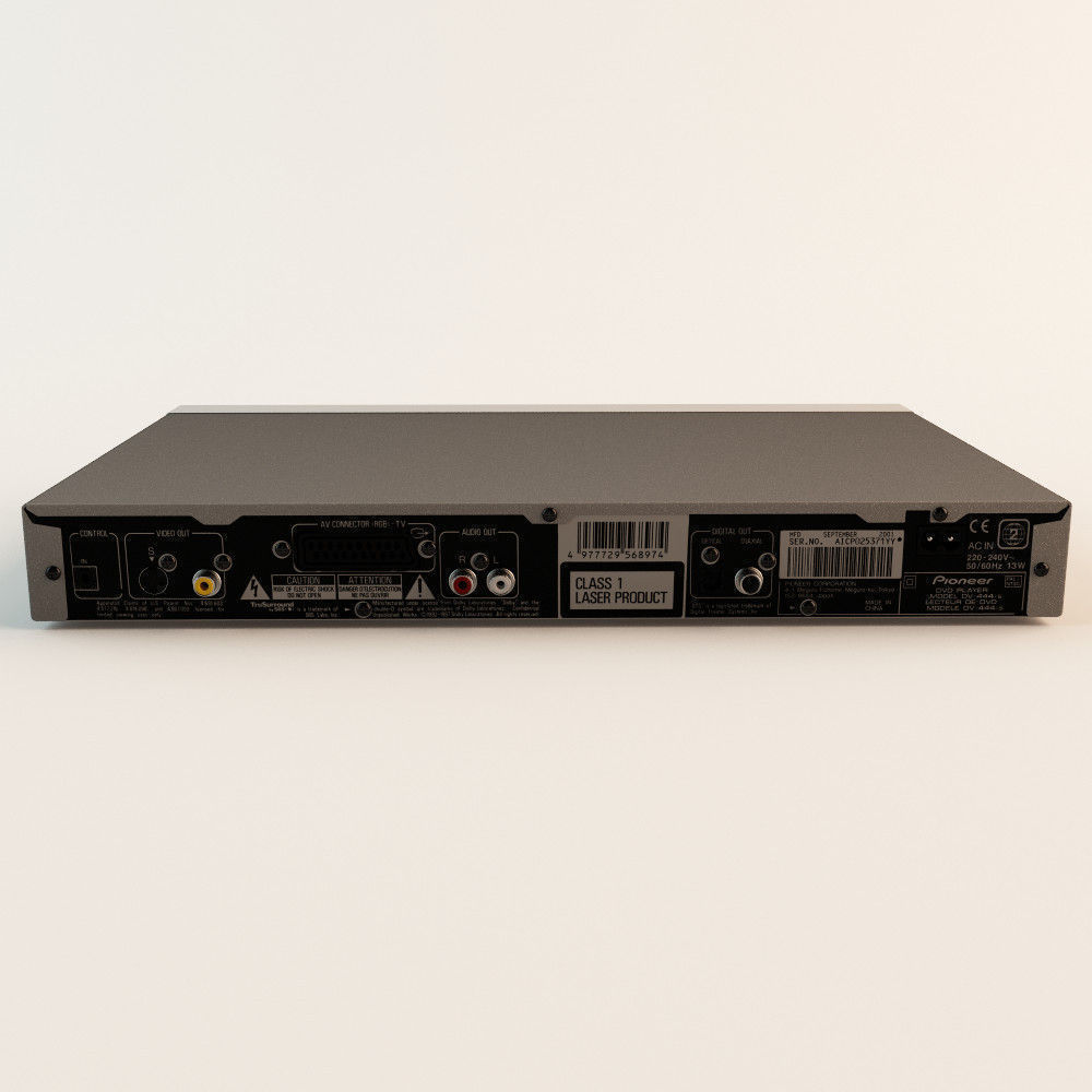 Pioneer DVD Player 3D model_4