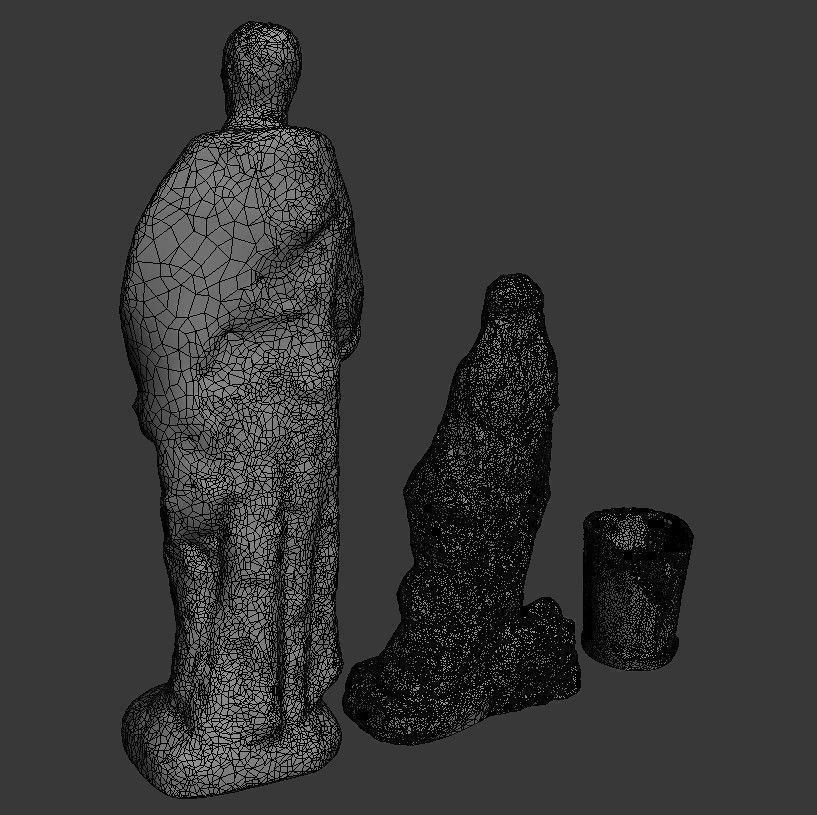 Religious Figurines Statuettes 3D model_15