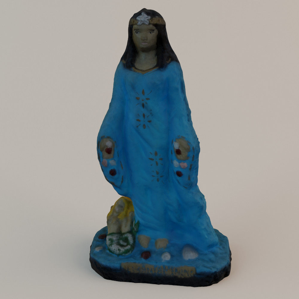 Religious Figurines Statuettes 3D model_8