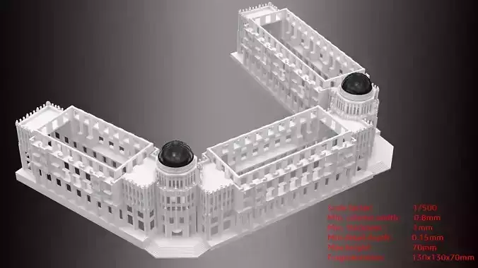 buildig for 3d printing 3D print model