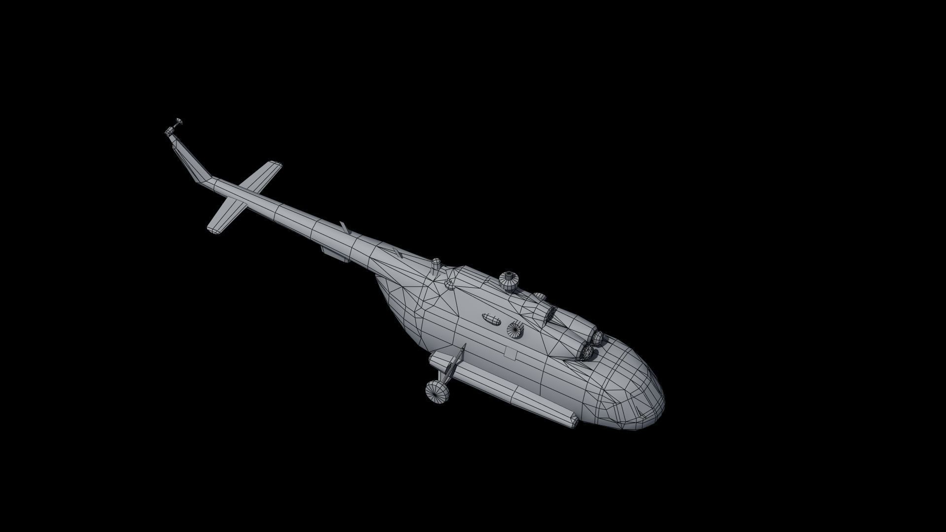 Mi17 Hip Helicopter 3D model_47