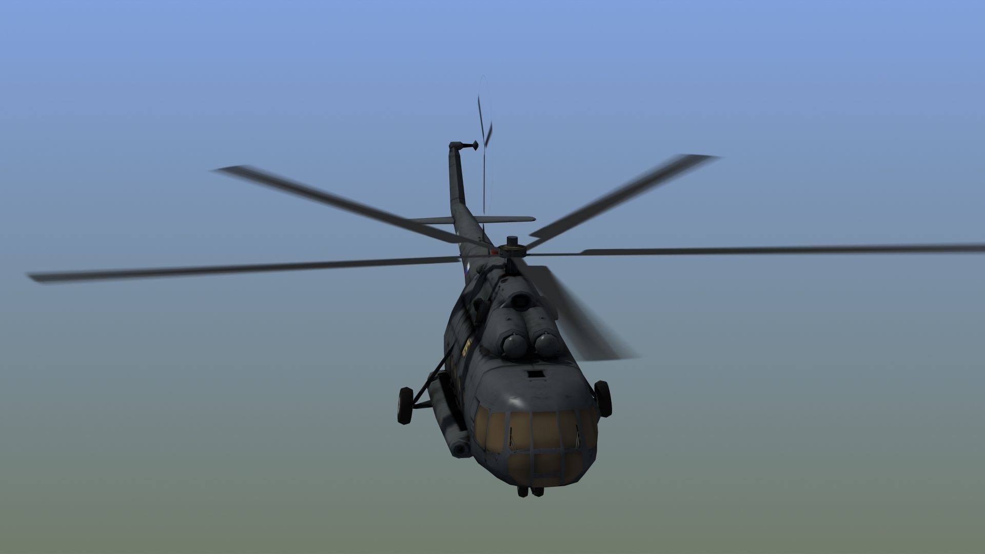 Mi17 Hip Helicopter 3D model_17