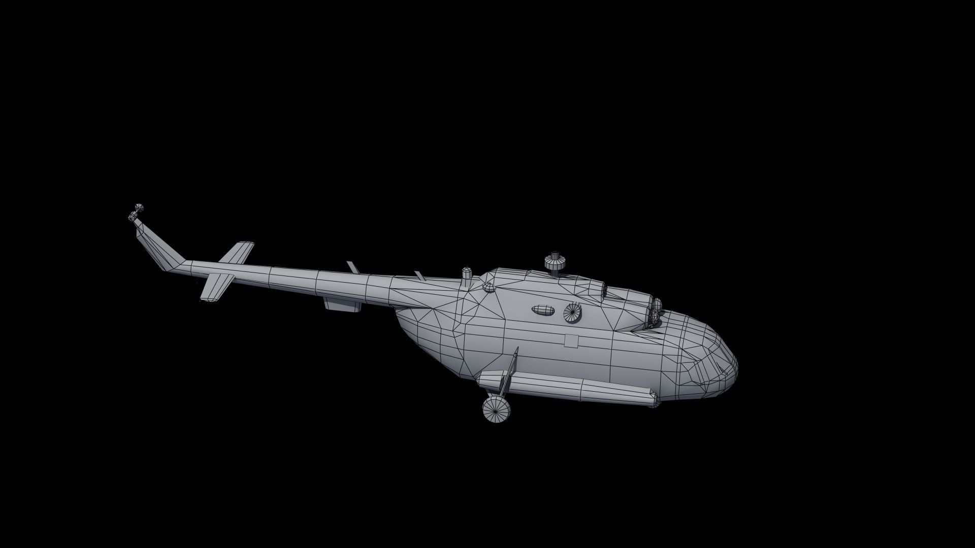 Mi17 Hip Helicopter 3D model_49