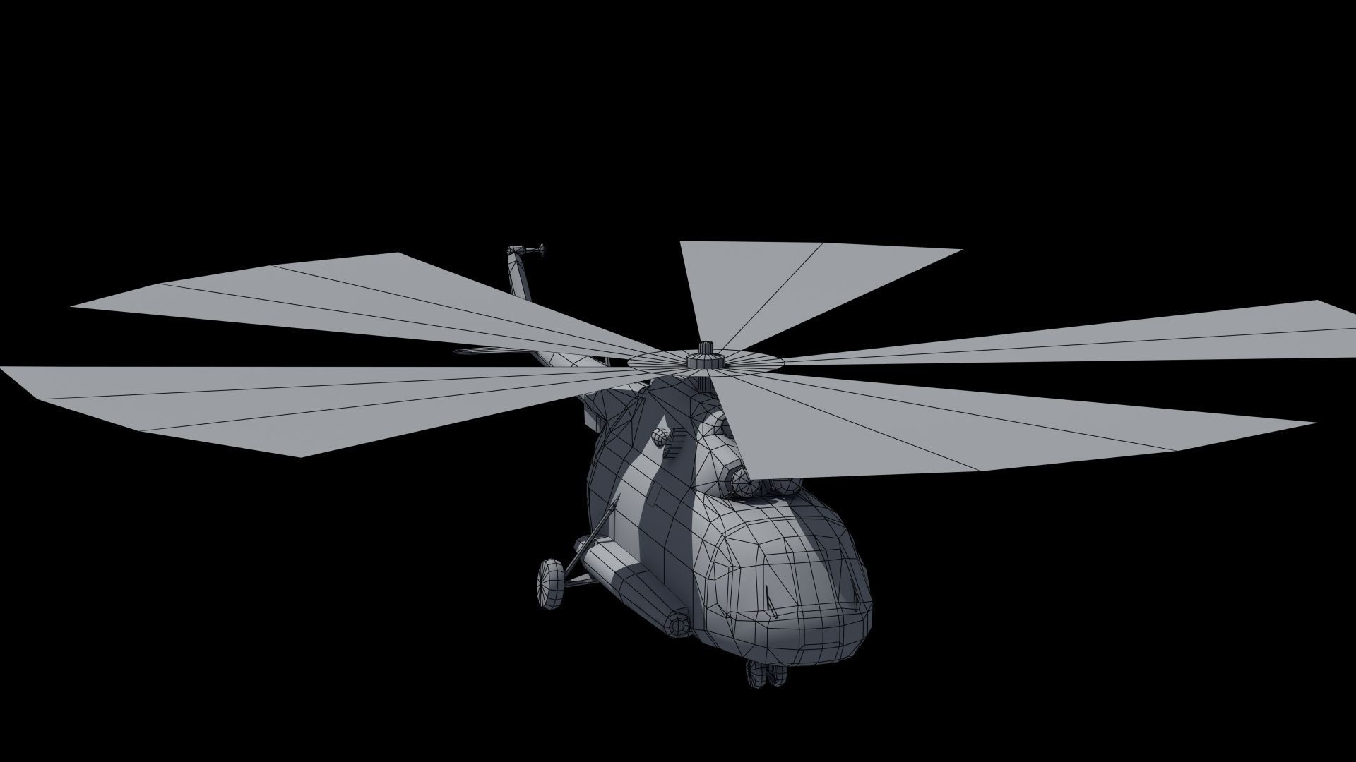 Mi17 Hip Helicopter 3D model_52