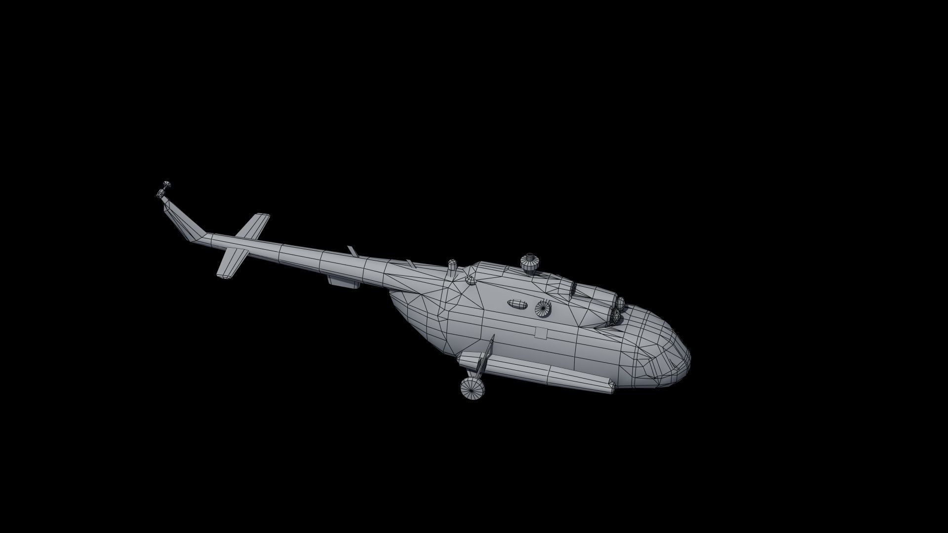 Mi17 Hip Helicopter 3D model_48