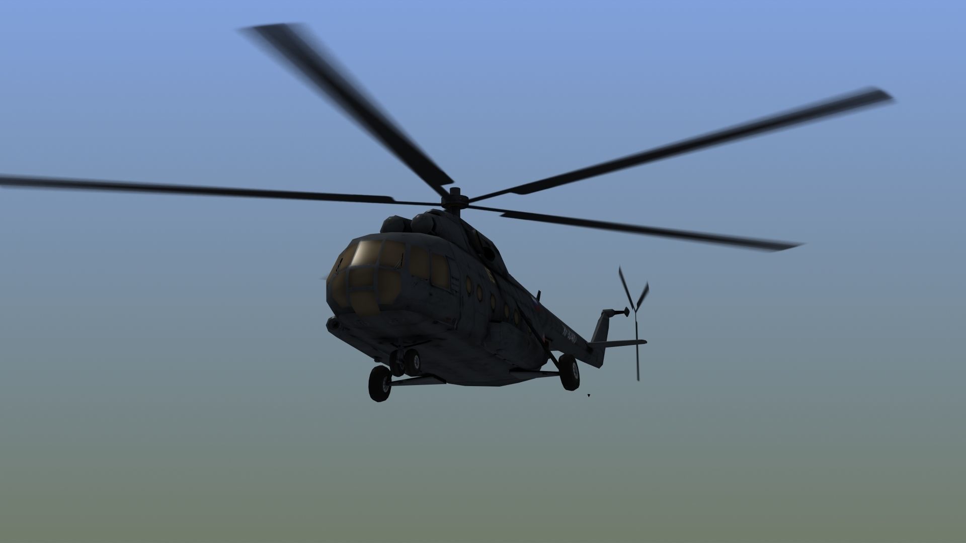 Mi17 Hip Helicopter 3D model_18