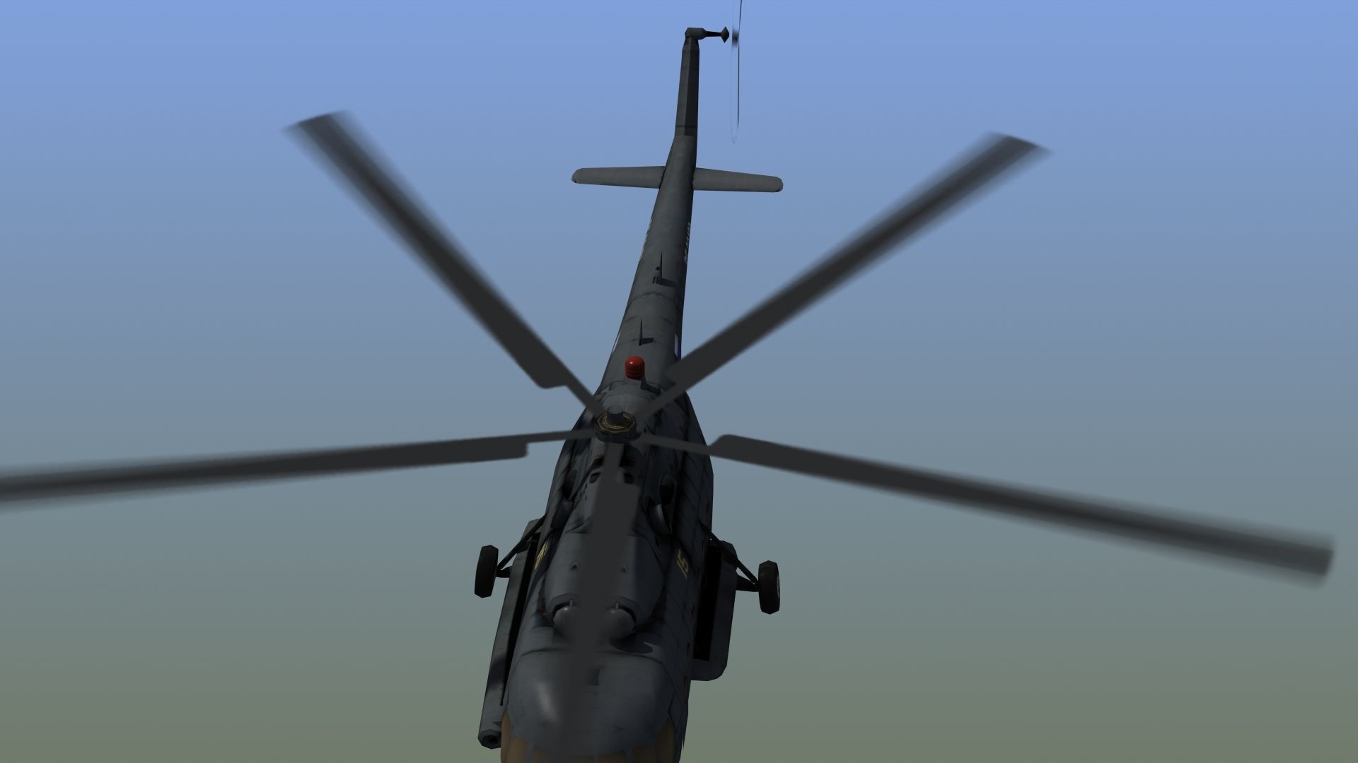 Mi17 Hip Helicopter 3D model_3