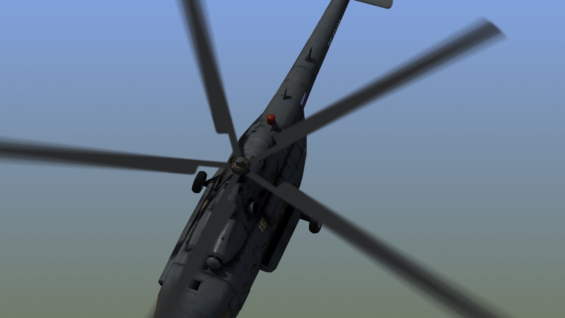 Mi17 Hip Helicopter 3D model_8