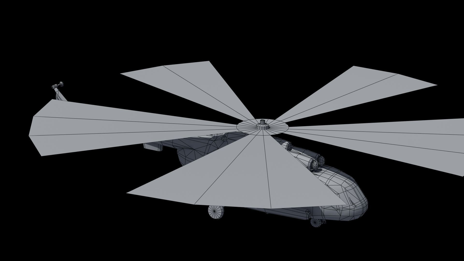 Mi17 Hip Helicopter 3D model_50