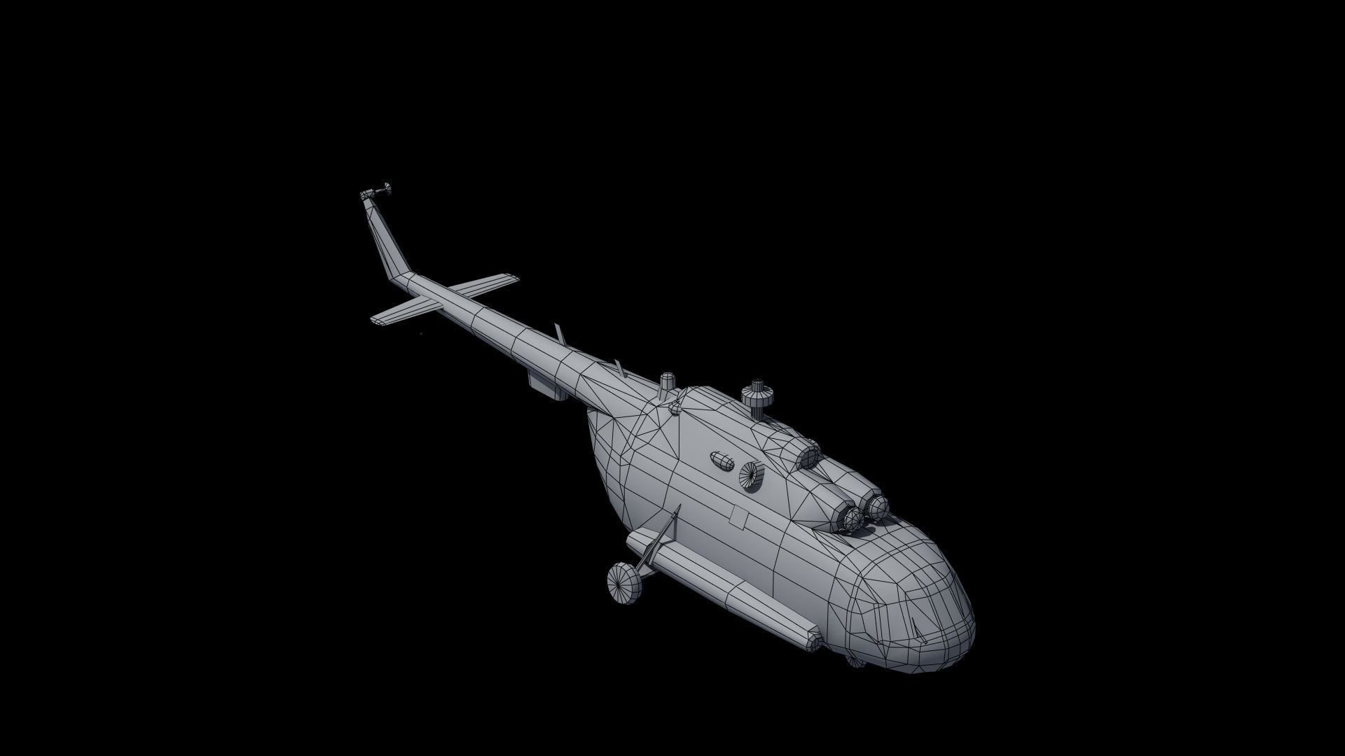 Mi17 Hip Helicopter 3D model_40