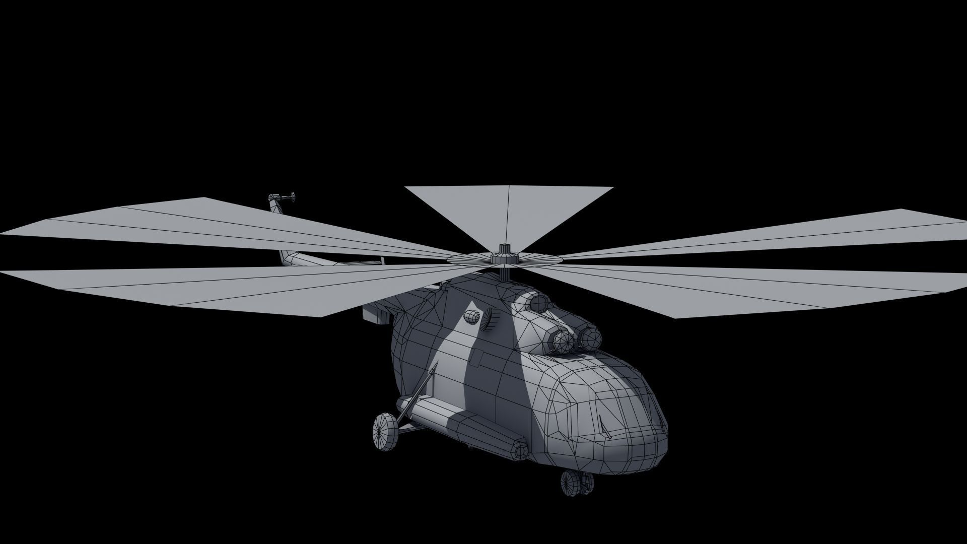 Mi17 Hip Helicopter 3D model_51