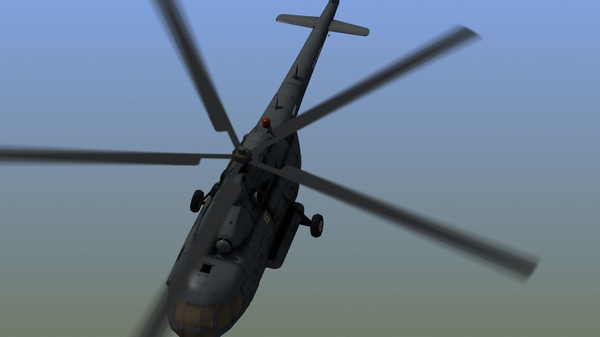 Mi17 Hip Helicopter 3D model_10