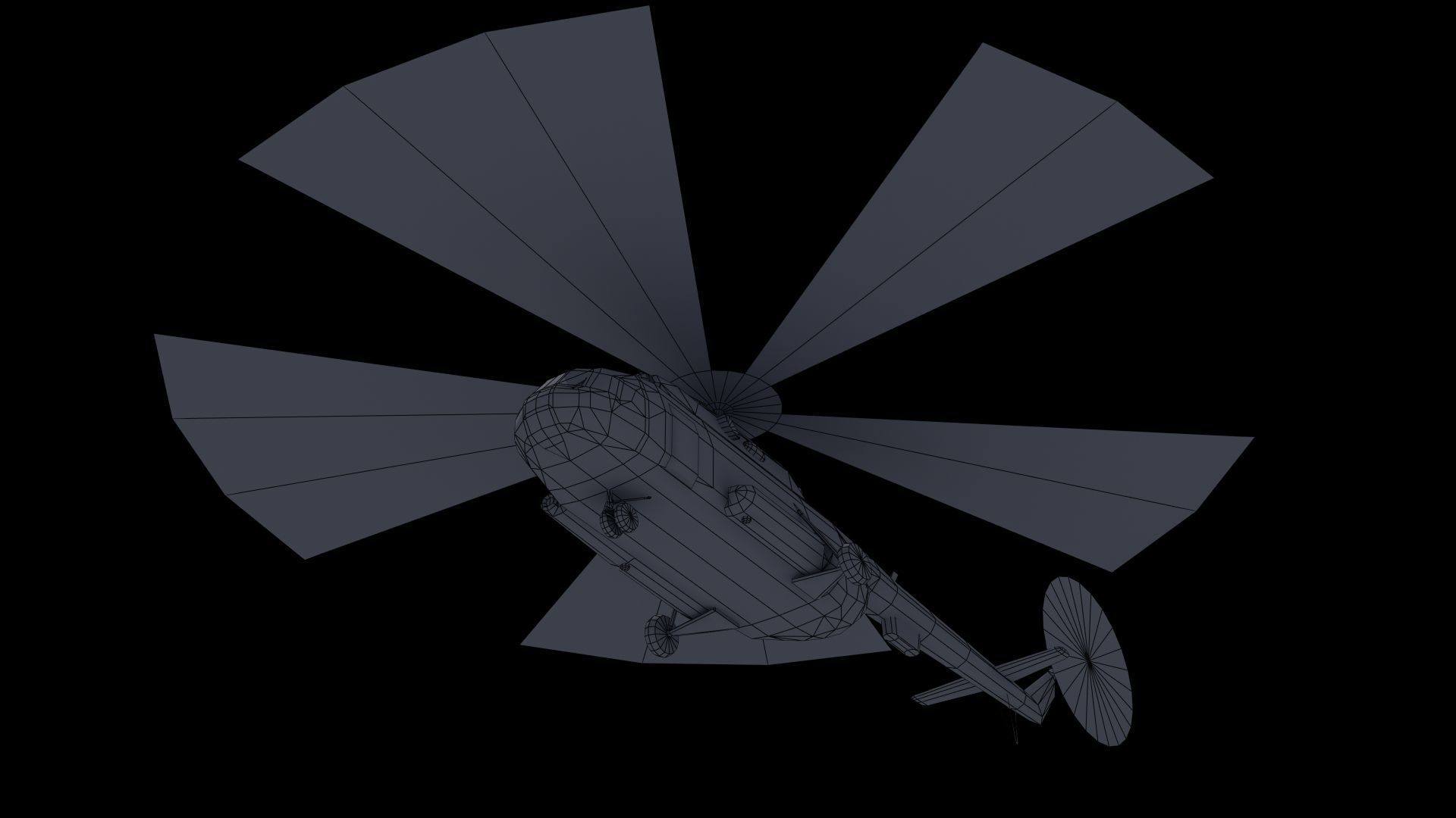 Mi17 Hip Helicopter 3D model_55