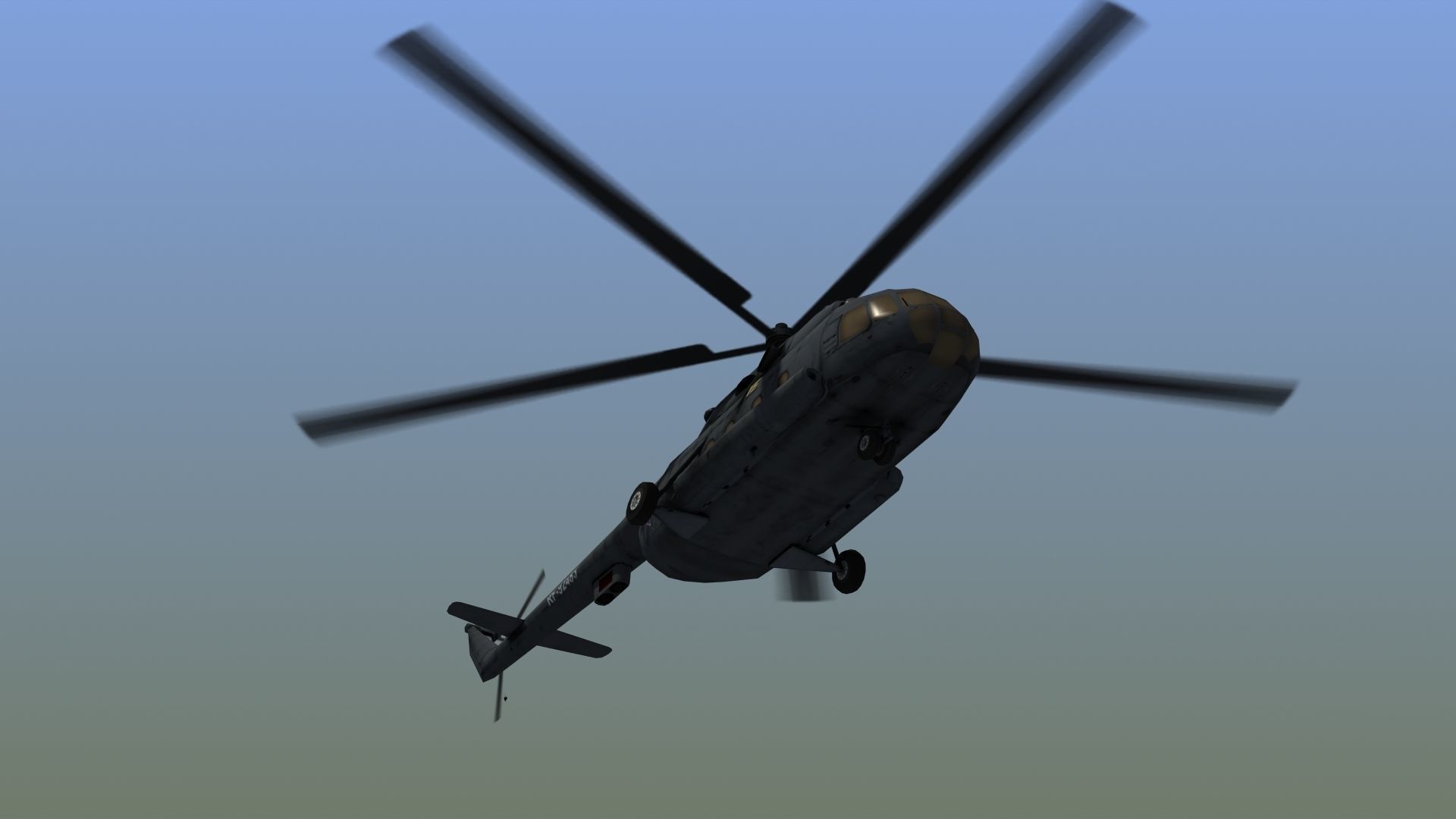 Mi17 Hip Helicopter 3D model_21