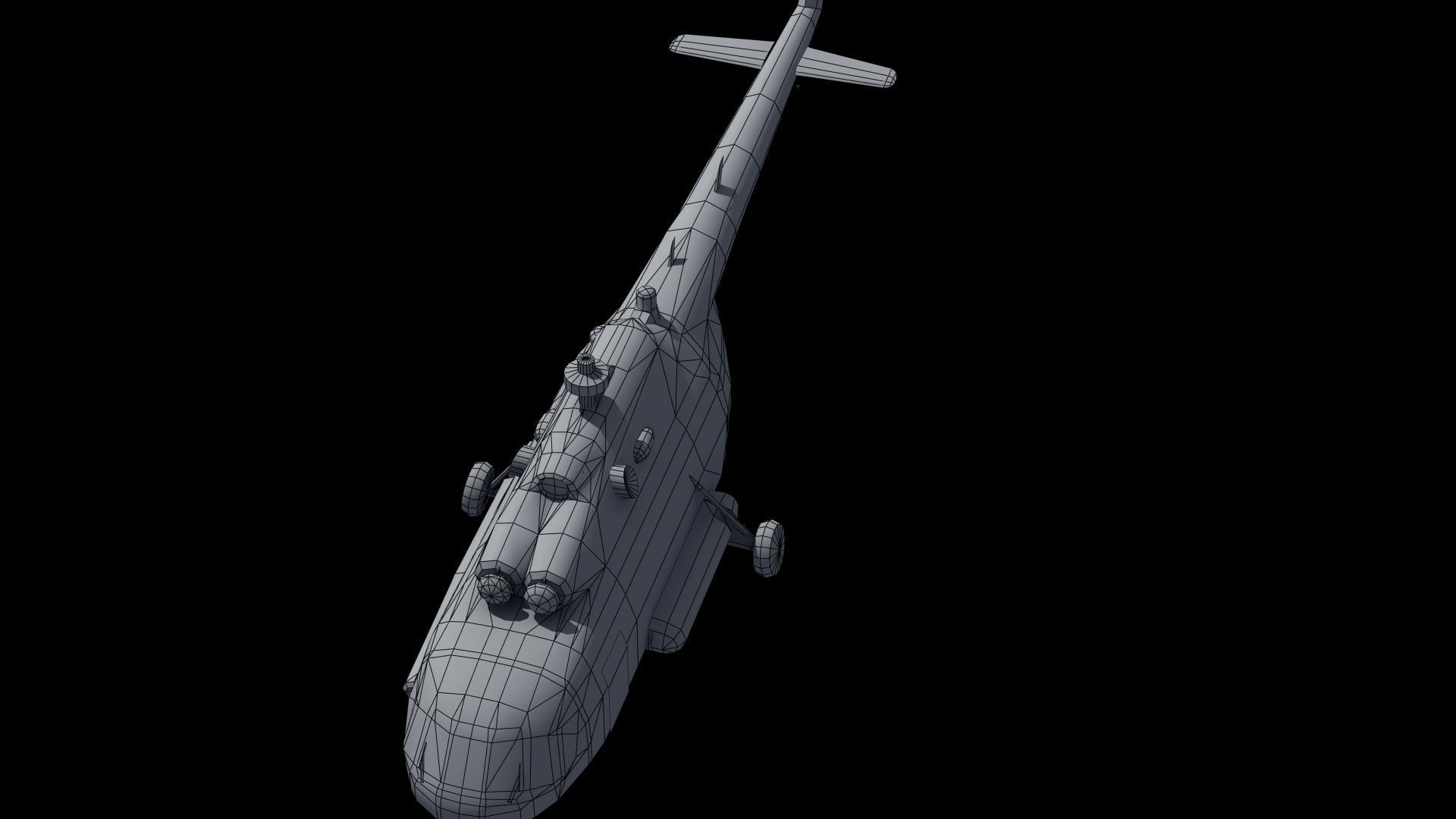 Mi17 Hip Helicopter 3D model_46