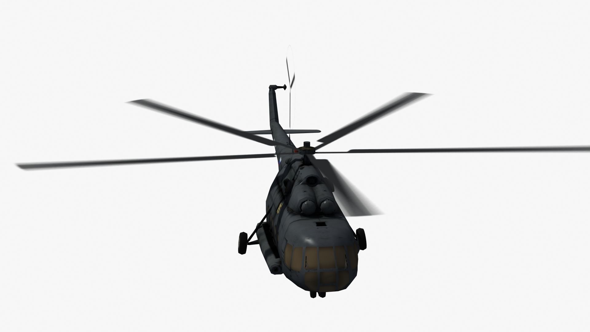 Mi17 Hip Helicopter 3D model_35