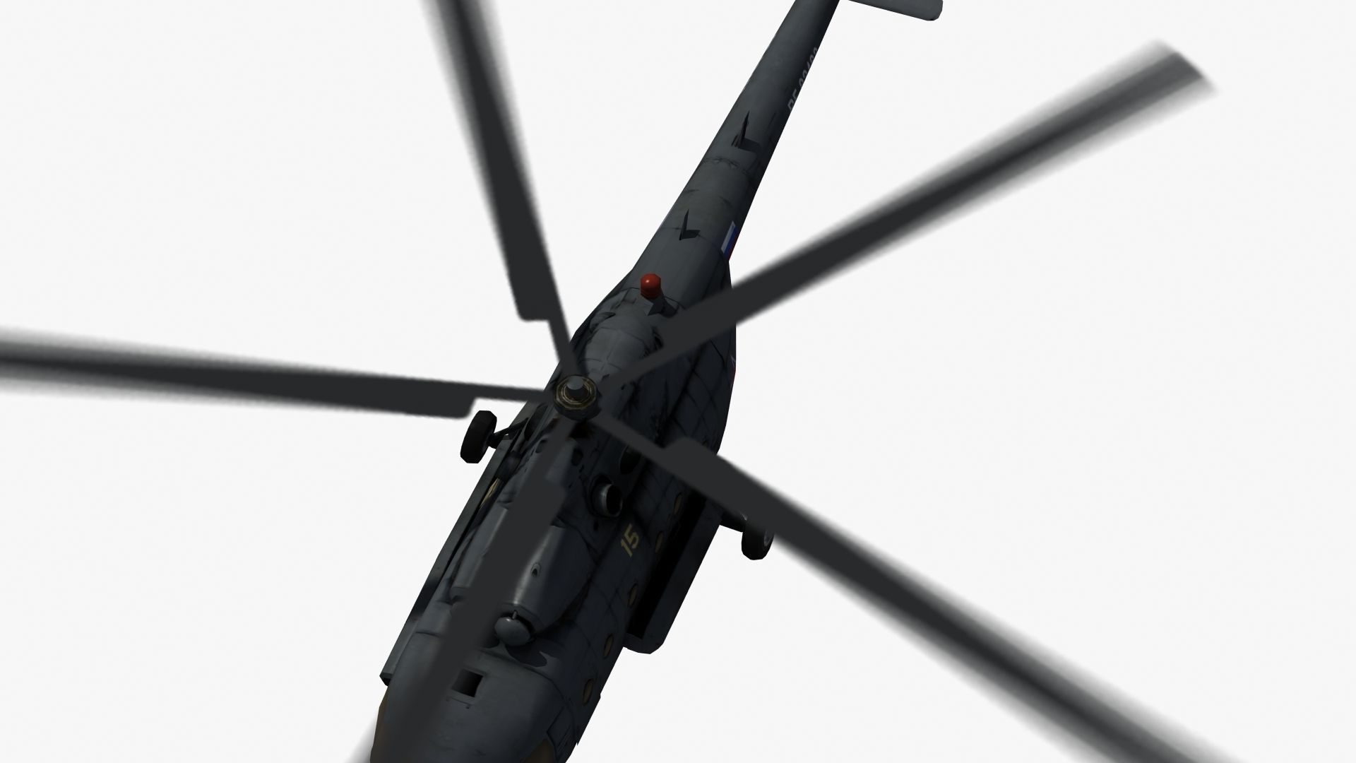 Mi17 Hip Helicopter 3D model_26