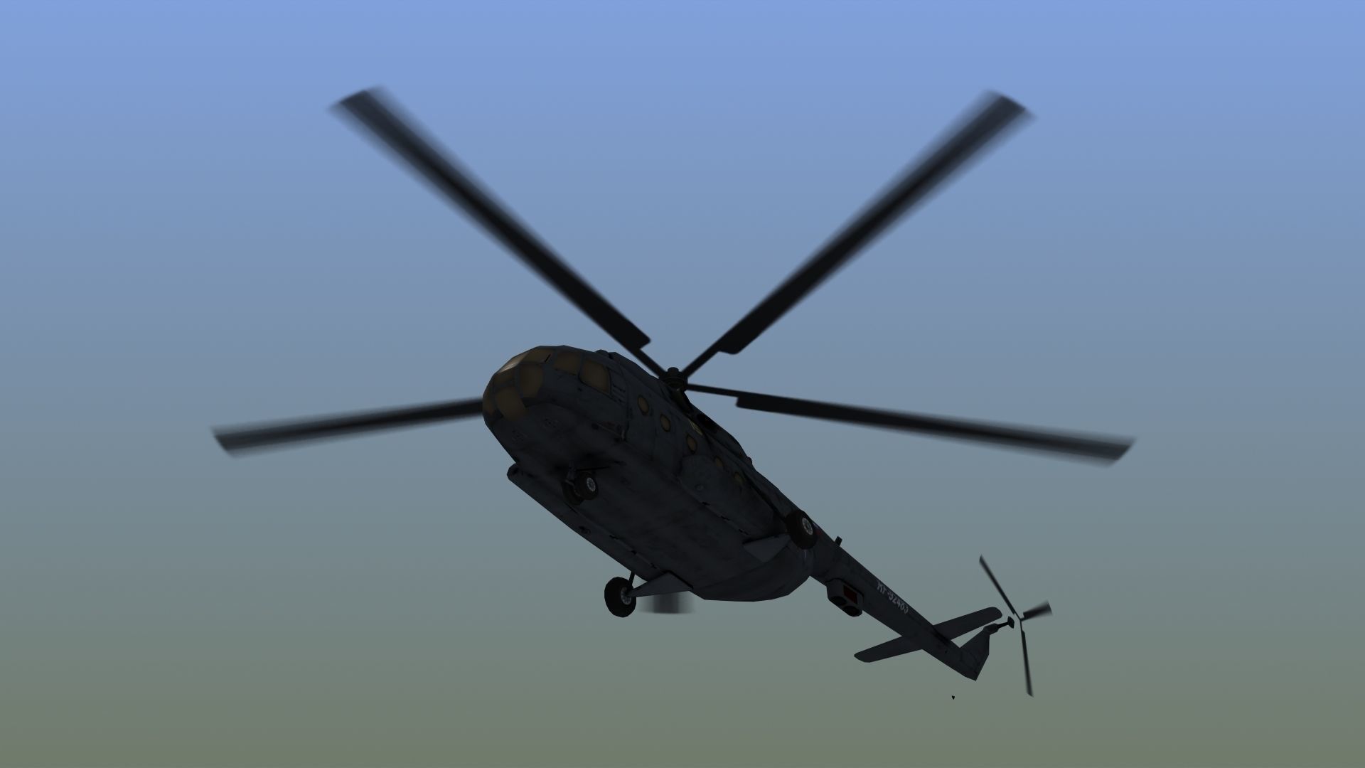 Mi17 Hip Helicopter 3D model_19