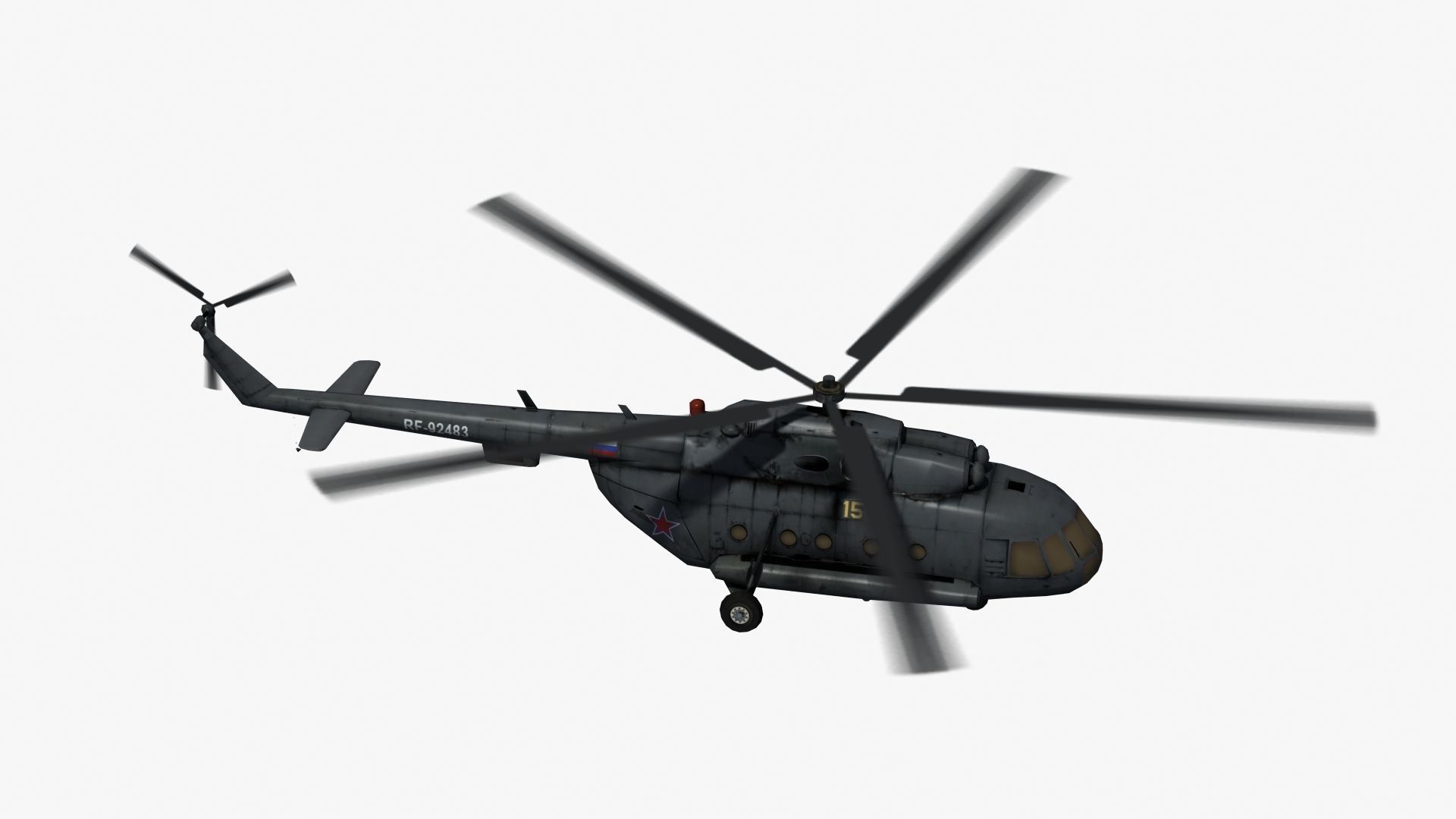 Mi17 Hip Helicopter 3D model_31