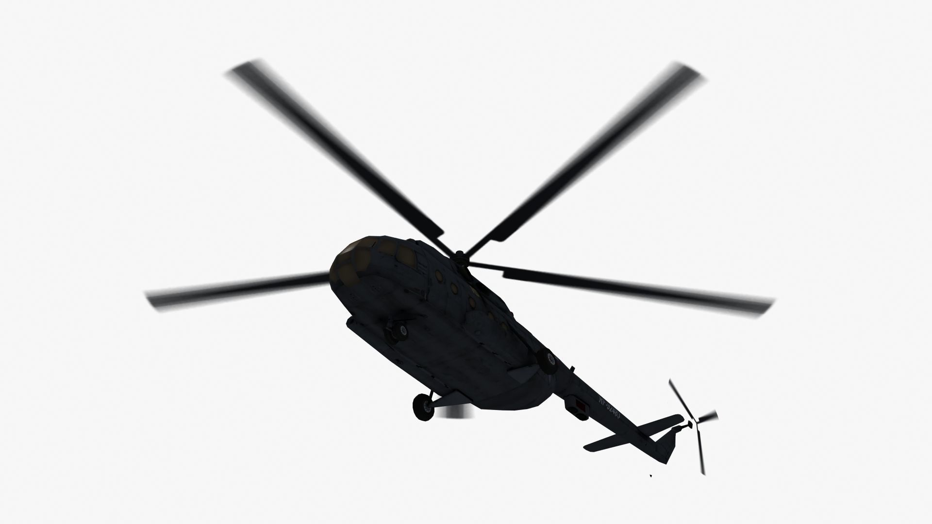 Mi17 Hip Helicopter 3D model_37