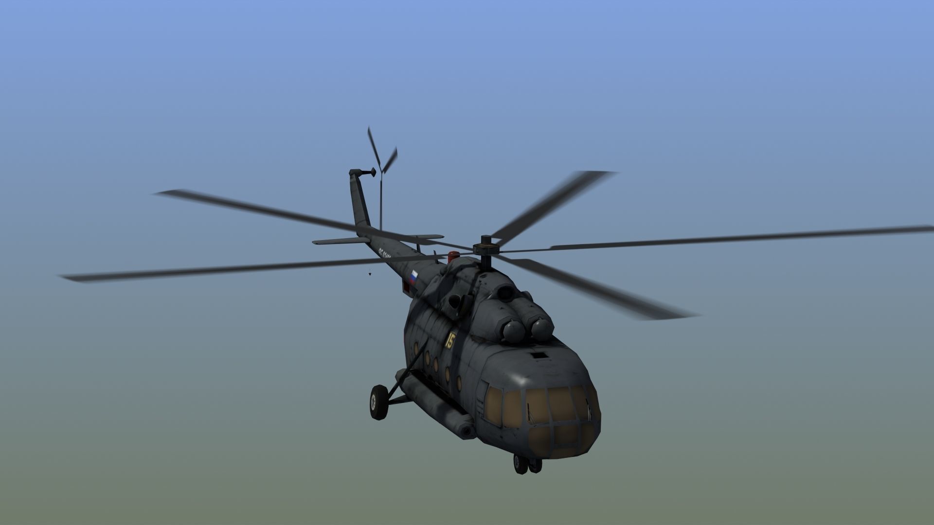 Mi17 Hip Helicopter 3D model_16