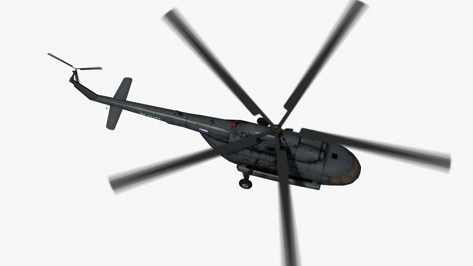 Mi17 Hip Helicopter 3D model_25