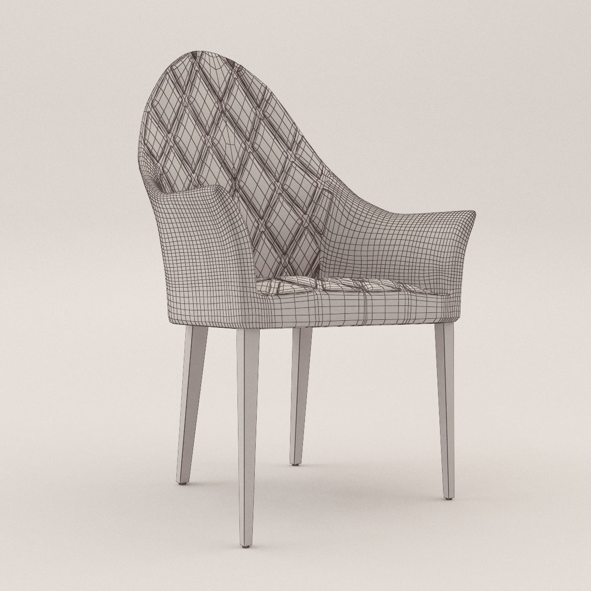Chair Peggy Alta from Reflex Angelo - Design by Reflex 3D model_1