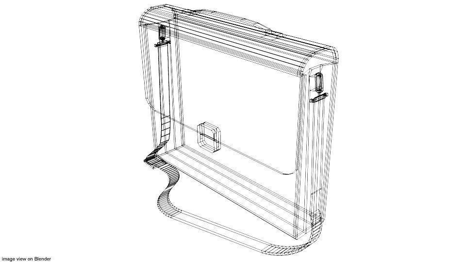 Briefcase - Folder 3D model_3