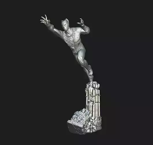 BLACK PANTHER INSPIRITED DIORAMA V2 with 2 Bases