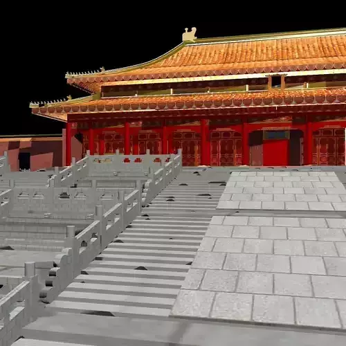Chinese forbidden city  3D model