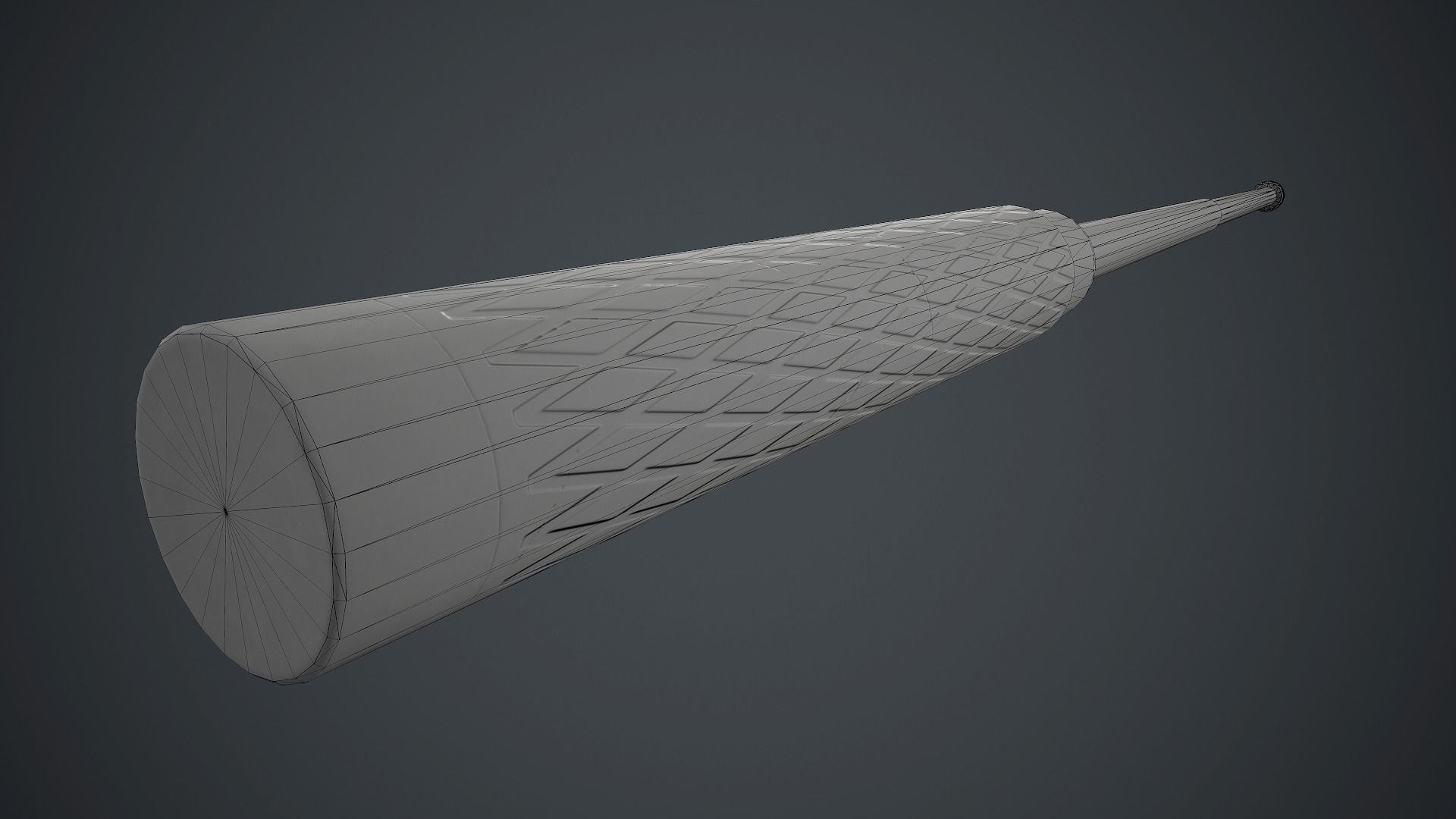 Police Metal Stick PBR Game Ready Low-poly 3D model_17