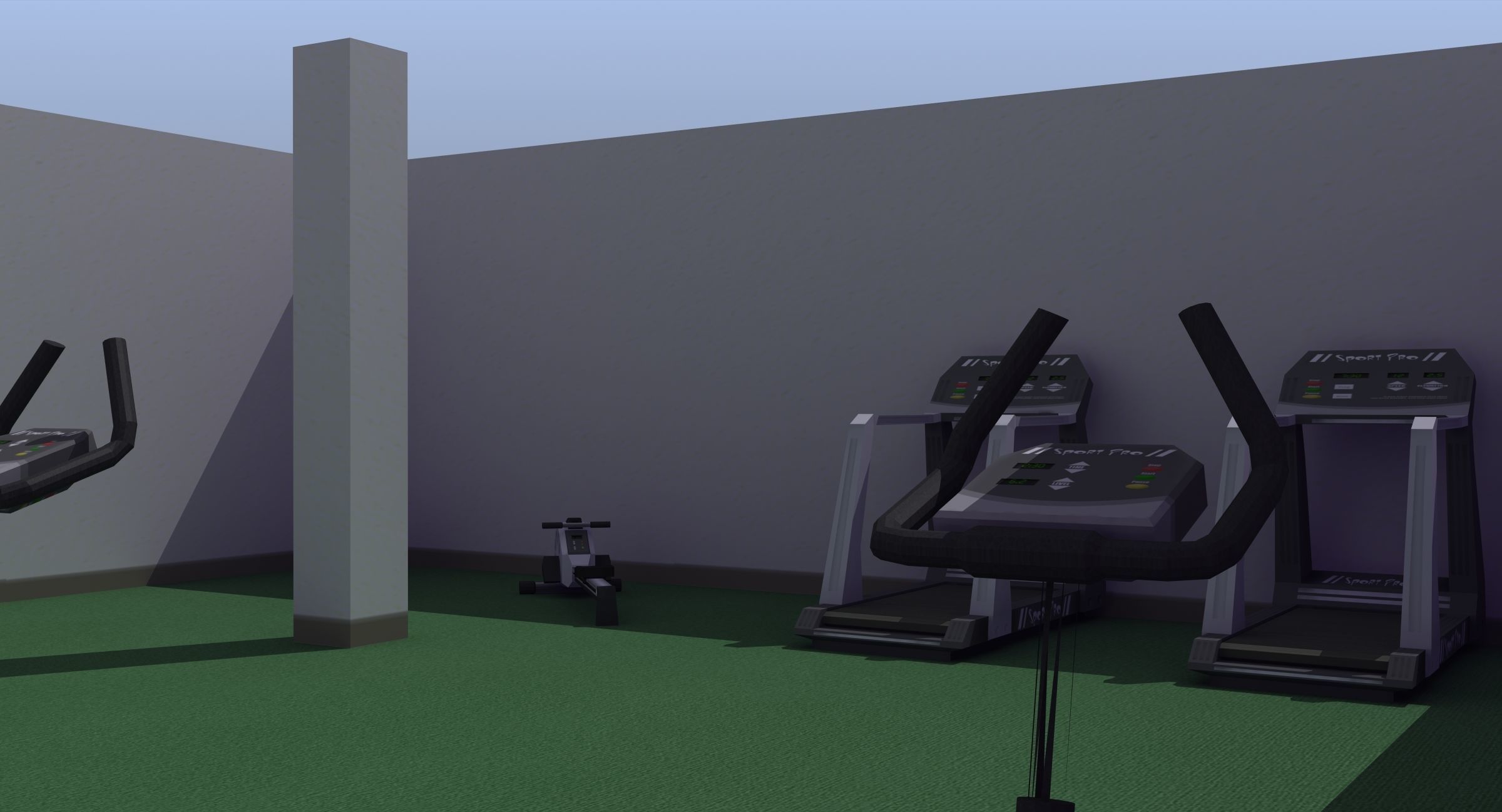 Office Interior Set 3D model_7