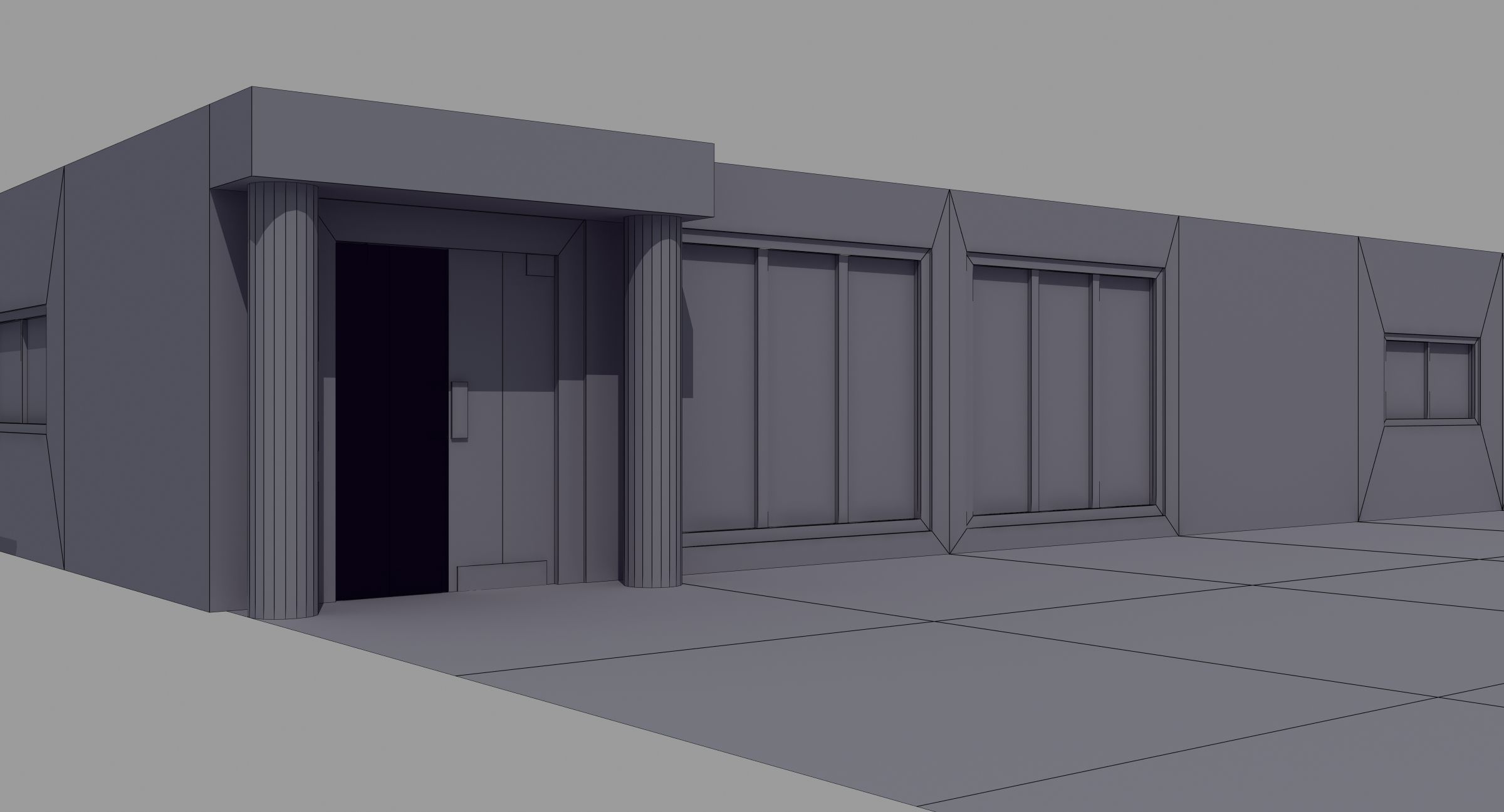 Office Interior Set 3D model_17