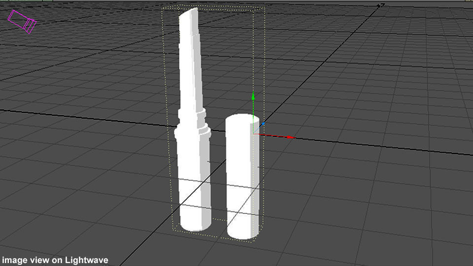 Lipstick v1 3D model_4