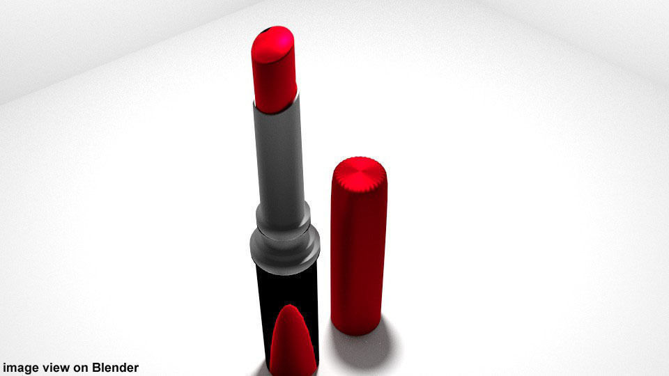 Lipstick v1 3D model_2