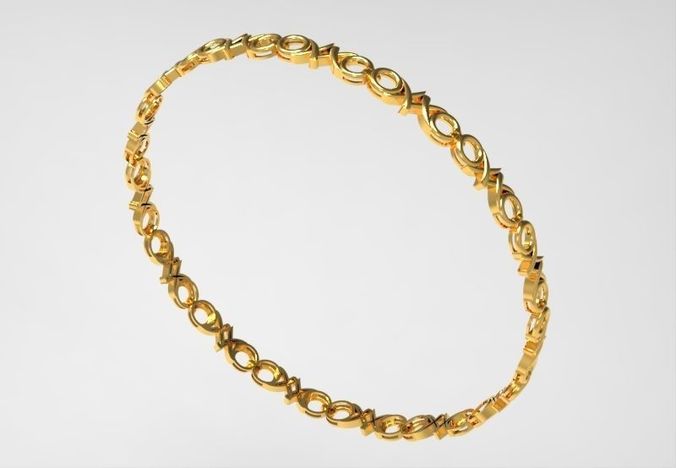 Bracelet XOXO 3D print model