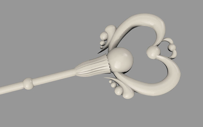 3D File Sailor Pluto Key Staff for 3D Printing 3D print model