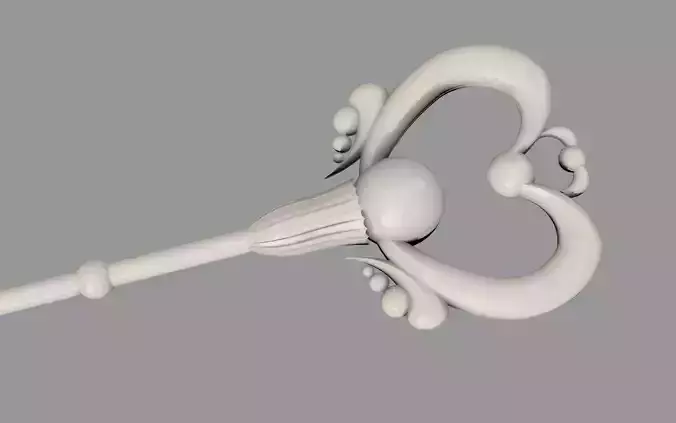 3D File Sailor Pluto Key Staff for 3D Printing 3D print model